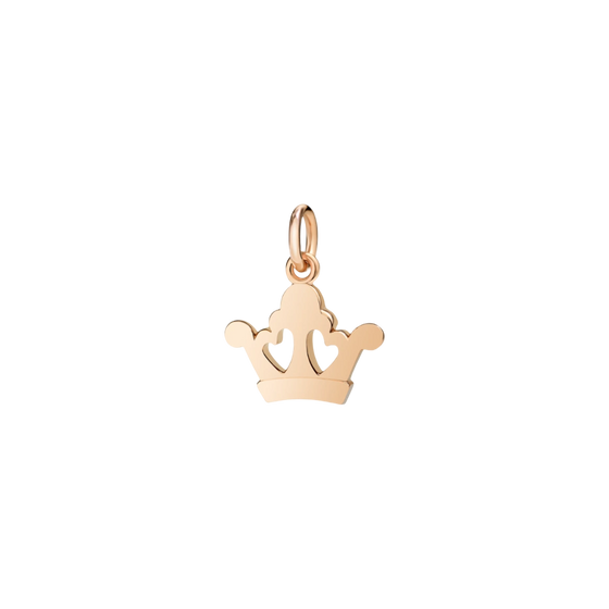 Rose Gold Crown Charm