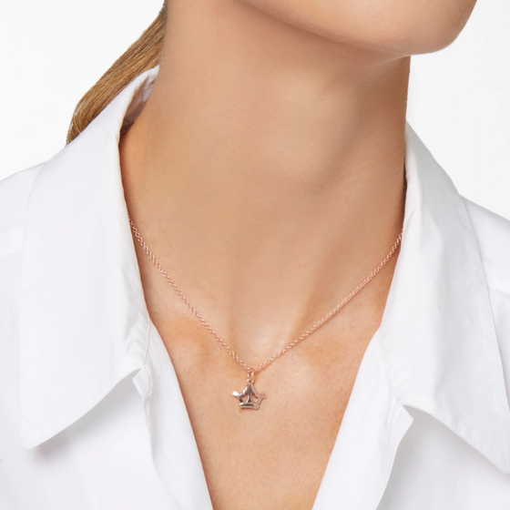 Rose Gold Crown Charm