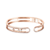 Move 10th Bangle Pink Gold Diamond Bracelet