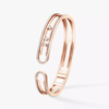 Move 10th Bangle Pink Gold Diamond Bracelet