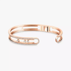 Move 10th Bangle Pink Gold Diamond Bracelet
