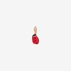 Pendentif Coccinelle Or Rose & Émail