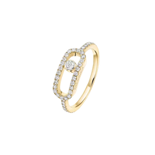  Move Uno Pavé LM Yellow Gold Diamond Ring
