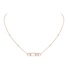  Move Pink Gold Diamond Necklace