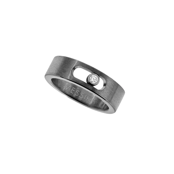 Move Titanium Graphite SM Graphite Titanium Diamond Ring