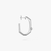 Moderniste single hoop earring SM White Gold Diamond Earrings