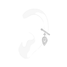  Fiery clip earring 0.10ct White Gold Diamond Earrings