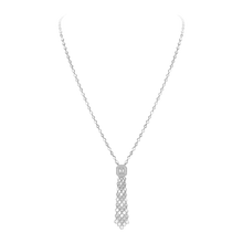  D-Vibes Tassel White Gold Diamond Necklace