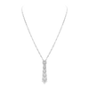 D-Vibes tassel necklace White Gold Diamond Necklace