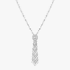 D-Vibes Tassel White Gold Diamond Necklace