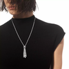 D-Vibes Tassel White Gold Diamond Necklace