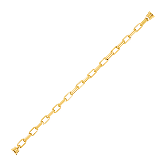 18k yellow gold link bracelet