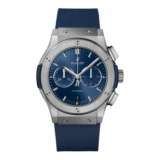 Classic Fusion Chronograph Titanium Blue