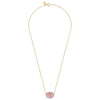 Collier, Quartz Guava, Or Jaune