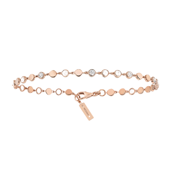 Pink Gold Diamond Bracelet D-Vibes SM