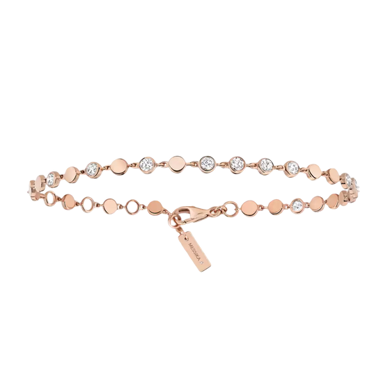 D-Vibes SM Pink Gold Diamond Bracelet