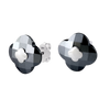 Studs, Hematite, White Gold