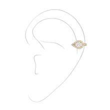  My Twin Top Mono Earring PS 0.15ct White Gold Diamond Earrings