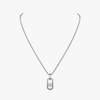 So Move Natural Titanium Pendant Natural Titanium Diamond Necklace