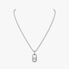 So Move pendant necklace Natural Titanium Diamond Necklace