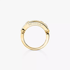 Bague pavée Move Classique Bague Diamant Or Jaune