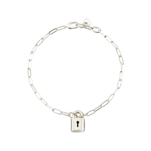  Silver Lock Bracelet