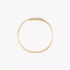 Move Noa Semi-Pavé Bangle SM Yellow Gold Diamond Bracelet