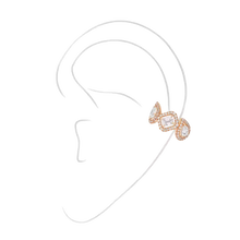  My Twin Mono Earring Middle 3x0.10ct Yellow Gold Diamond Earrings