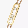 Messika Care(s) beige cord bracelet