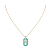 So Move amazonite necklace So Move necklace in 18-karat yellow gold and amazonite, pendant ring features pavé diamonds and a motif set with a brilliant-cut moving diamond, elevated by a diamond entourage. Adjustable thanks to its sliding clasp.