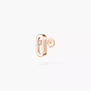 Move Uno Single Stud Pink Gold Diamond Earrings