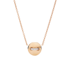  Pom Pom Dot Reversible Necklace With Pendant