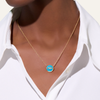 Pom Pom Dot Reversible Necklace With Pendant