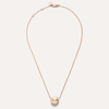 Pom Pom Dot Reversible Necklace With Pendant