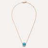 Pom Pom Dot Reversible Necklace With Pendant