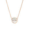 Pom Pom Dot Necklace With Pendant
