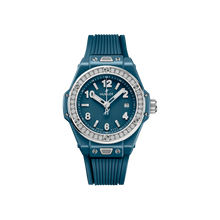  Big Bang One Click Petrol Blue Ceramic Diamonds