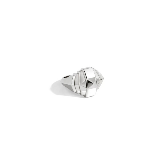 Ring Rockaway Mini Pyramid Silver