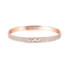 Move Noa SM Pavé Bangle Pink Gold Diamond Bracelet