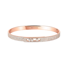  Move Noa SM Pavé Bangle Pink Gold Diamond Bracelet