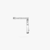 Move Uno pavé ear cuff with drop motif Move Uno single diamond clip earring in yellow gold.