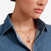 Rose Gold & Enamel Playing Card Charm