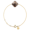 Bracelet, Smoky Quartz, Yellow Gold