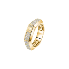  Moderniste pavé MM Yellow Gold Diamond Ring