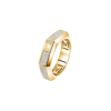 Moderniste pavé ring, medium model Moderniste yellow gold diamond ring
