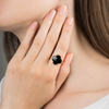 Ring, Onyx, Yellow Gold