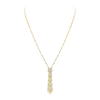 D-Vibes Tassel Yellow Gold Diamond Necklace