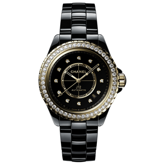 J12 Diamond Bezel Watch Caliber 12.1, 38 mm