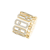 Move Iconica Pavée Bague Diamant Or Jaune