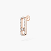 Move Uno single pavé earring, right